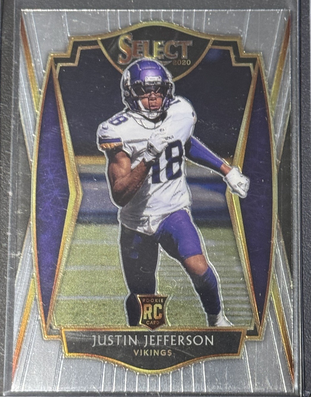 2020 Panini Select Premier Level Justin Jefferson Rookie (RC) Vikings #161 -C