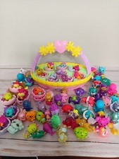 Hatchimals Colleggtibles Lot 67 Pieces Mixed Assorted Mini Figures With Basket