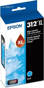 NEW Epson 312XL Cyan T312XL220-S High Capacity Ink Cartridge Genuine Printer