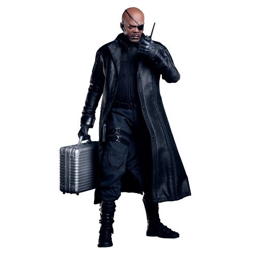 Film Masterpiece Avengers Nick Fury Modellino Scala 1/6 Hot Toys Giappone - Foto 1 di 7