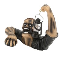 `Zombie-Laterne Statue Simulation Harz Halloween Zombie Dekoration Outdoor