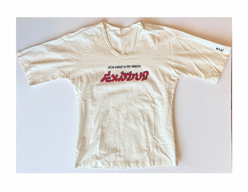 BOB MARLEY 1977 Island Records Promo EXODUS T-Shirt NEVER WORN