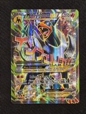 Pokémon TCG M Houndoom EX Full Art Holo Card 154/162 Breakthrough Ultra Rare NM