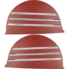 Outside Mount Fender Skirt Wstainless Steel Strips Fits 1941-48 Chevy