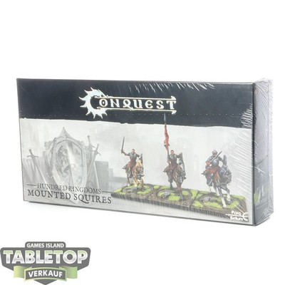 Conquest - 3x Hundred Kingdoms-Mounted Squires - Originalverpackt / Neu