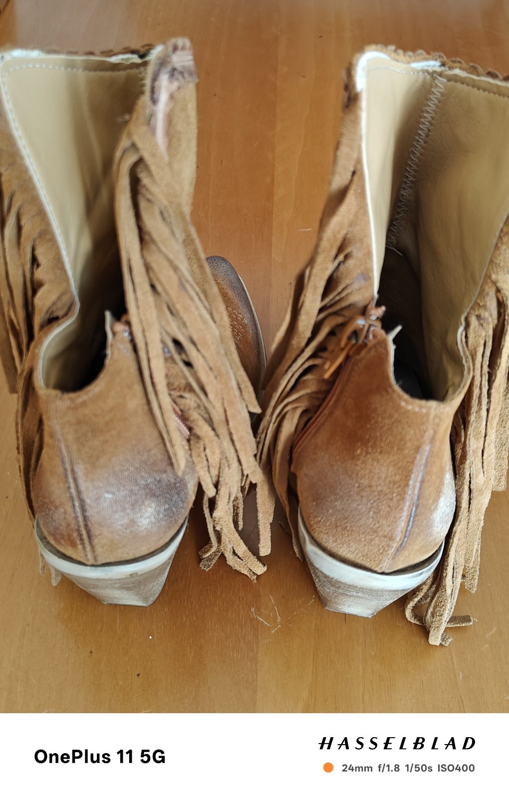 Texan Western Fringe Ankle Boots. DIVINE MADNESS. image 8