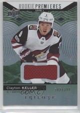2017 Trilogy Rookie Premieres Level 1 Green Foil Jersey /399 Clayton Keller 2rd