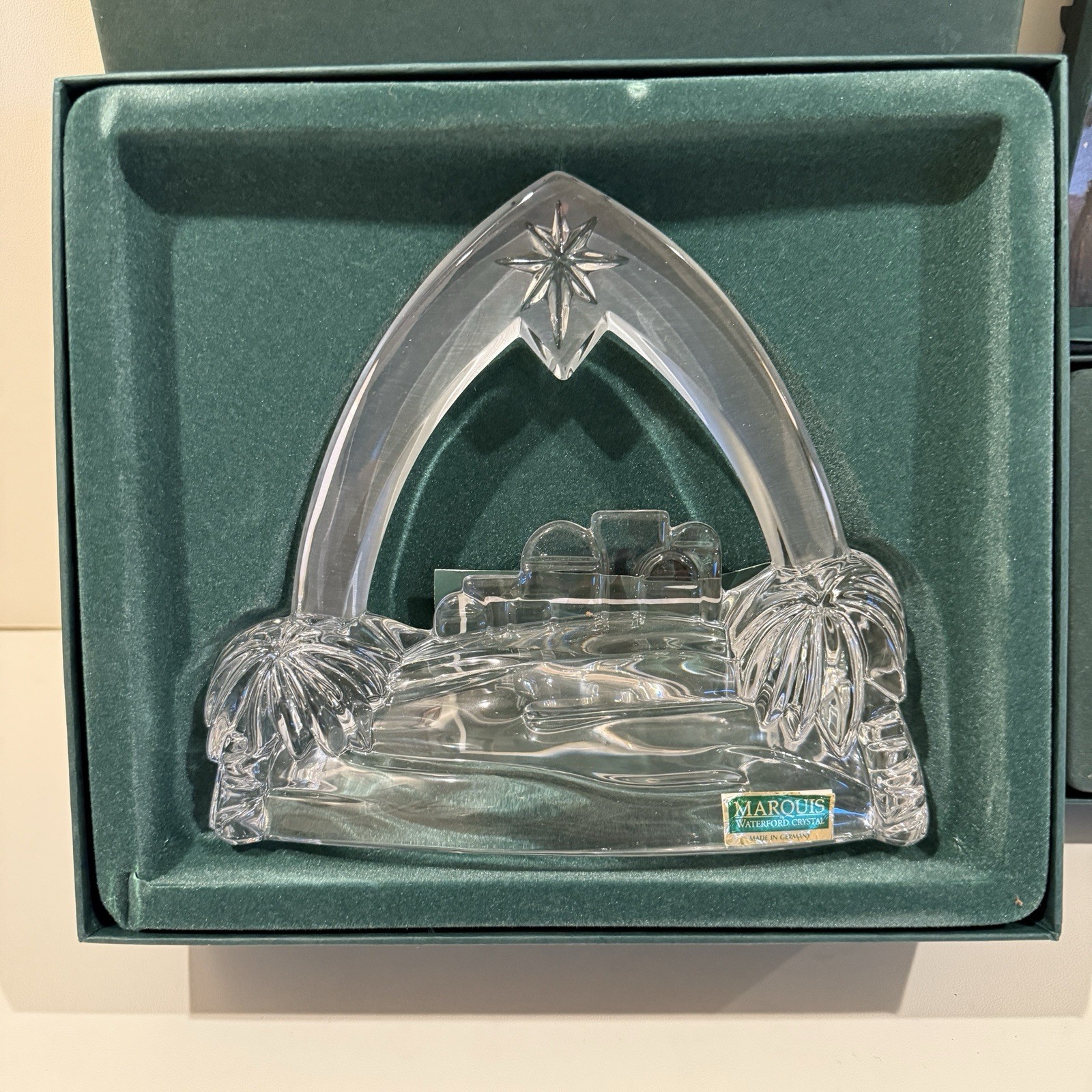 Waterford Marquis Crystal Nativity Wise Men Holy Family Little Town of Bethlehem