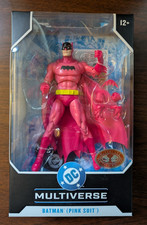 McFarlane DC Multiverse Batman Pink Suit Red Platinum Edition Chase Figure New
