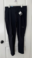 COLUMBIA Summit Valley Convertible Pant II Women's Size 16 Short Black NWT .