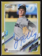 2021 Topps Chrome #RA-JHO Jordan Holloway Rookie Autographs Gold Refractor #/50