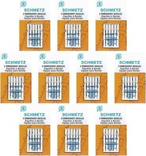 50 Schmetz Embroidery Sewing Machine Needles - Size 90/14 - Box of 10 Cards
