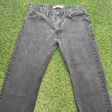 VIntage Y2K Levis 505 Jeans Mens 38x29 Fits 36x29 Black Straight Relaxed