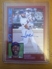 2019 Topps 1984 Topps Baseball Auto Series 2 Amed Rosario #84A-ARS Auto Red /25
