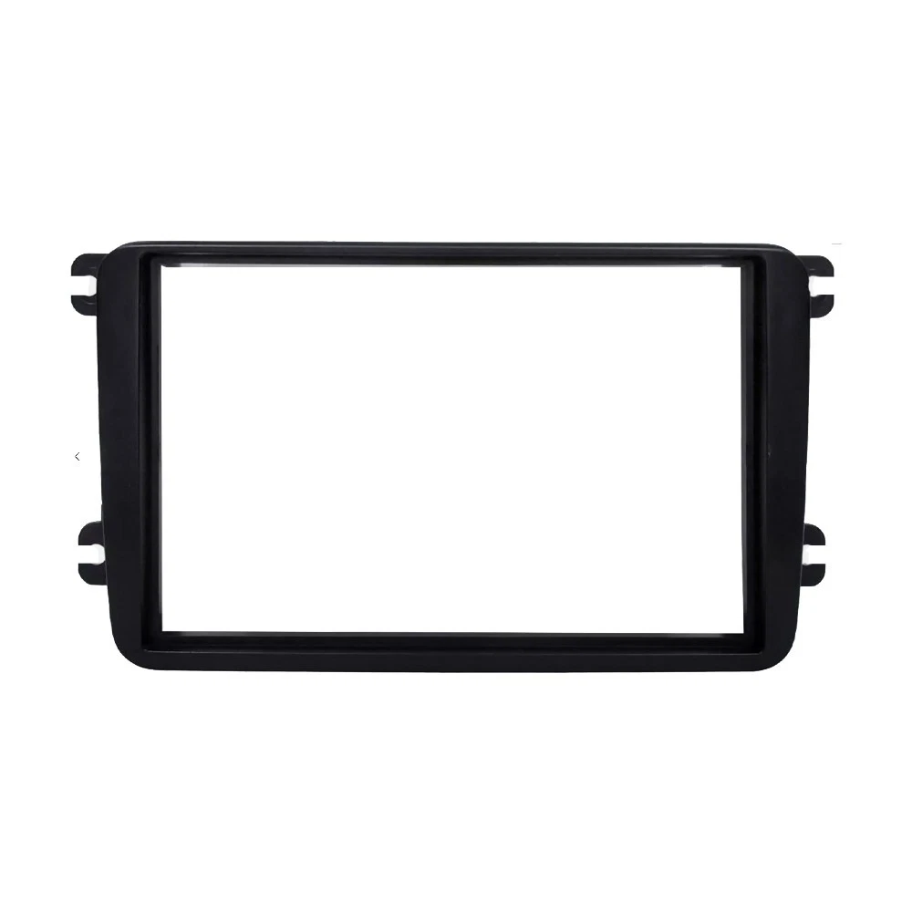 XINQQDC Autoradio Mascherina Telaio Adattatore Adatto per Volkswagen Polo 2011-2016 Autoradio Dvd Cruscotto Pannello Audio 2 DIN Telaio Autoradio(Only Frame