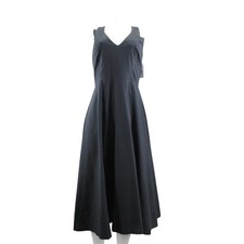 ASTR The Label Dress Womens Large Black Sleeveless V Neck Midi Sundress