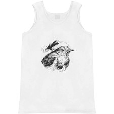 'Robin Wearing Santa Hat' Adult Vest / Tank Top AV058718