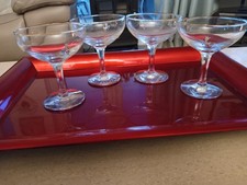 4 Original Retro Babycham Glasses. Lovely condition 