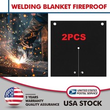 2pcs Welding Blanket Fireproof 31cmX31cm Carbon Felt for Heat Insulation Mat