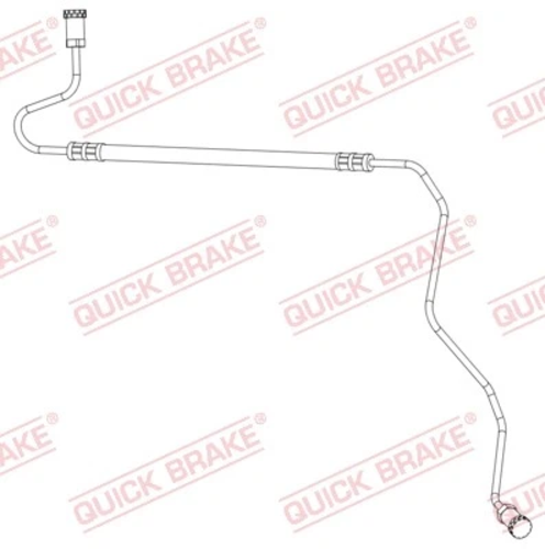 Quick Brake Bremsschlauch [Hersteller-Nr. 96.017] für Citroën, Peugeot - Bild 3