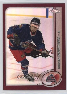 2002-03 Topps Chrome Refractor Espen Knutsen #102 3y4