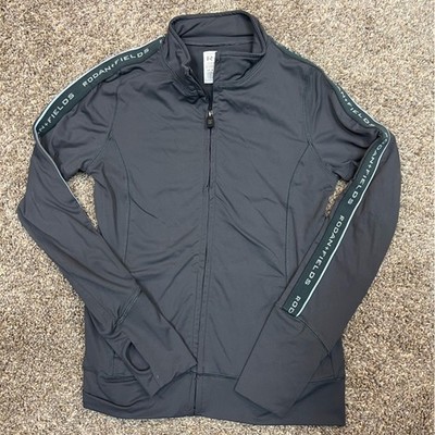 Rodan + Fields jacket womens small gray Full Zip Athletic Running lightweight