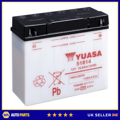 Motorradbatterie Bike Motorbike 51814 Yuasa