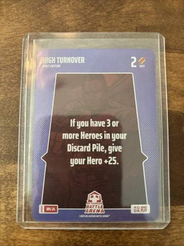 2025 Bo Jackson Battle Arena Alpha Update BONUS PLAY BPL-24 High Turnover SSP