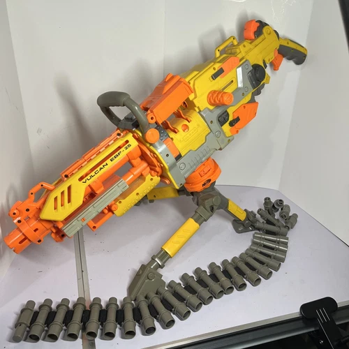 DISCONTINUED Nerf N-Strike Vulcan EBF-25 Dart Blaster no Bullets or Ammo Box 