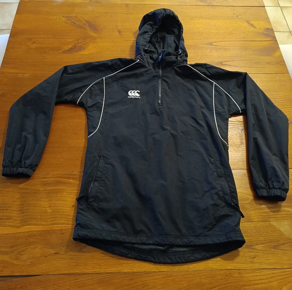 A1BC⚠️VESTE CANTERBURY NOIR TAILLE S NEUVE SANS ÉTIQUETTE ⚠️ - Photo 1/4