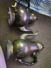 Silverplate Coffee And Tea Pots Made In INDIA