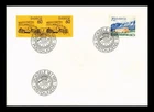Dr Jim Stamps Sweden Postdiligens Postal Coach & Bus Lines 2v Set 1973 FDC