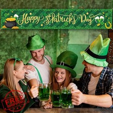 AIBIIN 98" St. Patrick's Day Lighted Outdoor Banner Flag