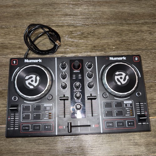 Numark Party Mix 2-Deck 2-Channel USB DJ Controller w/ Mixer, 8 Pads, Loop