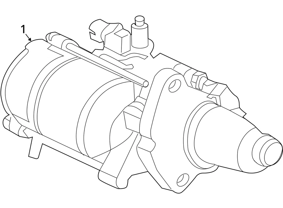 Dodge Dakota 2004-2009 motor de arranque de auto solenoide fabricante original U6JA9 Foto 4 de 4