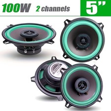 5'' Car Coaxial Speaker 2-Way 100W HIFI Stereo Full Range 5 Inch Door Speakers