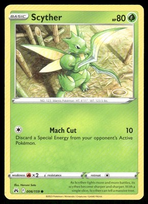Scyther 006/159 - Crown Zenith - Common NM