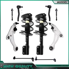 For 2007-2013 Nissan Altima Front Struts w/Spring Lower Control Arms Tierod Kit