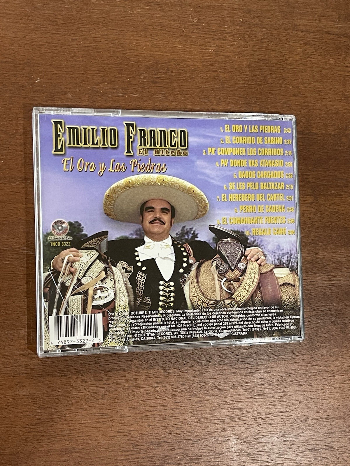 El Oro Y Las Piedras CD