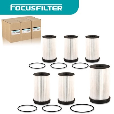 6Pcs FOCUSFILTER R61709 Premium Fuel Water Separator Fits PF46235 FS20176