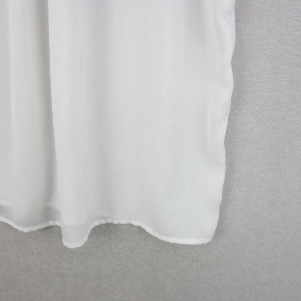 Vero Moda Top Womens Large White Lace Shoulder Sleeveless Swing Boho