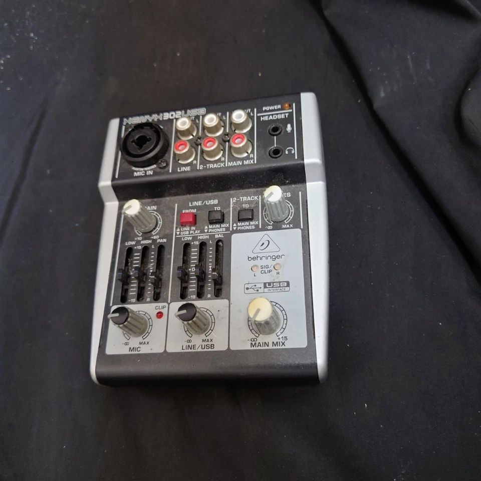 Behringer Xenyx 302USB Tested Compact Audio Mixer with USB Interface - Image 2 of 4