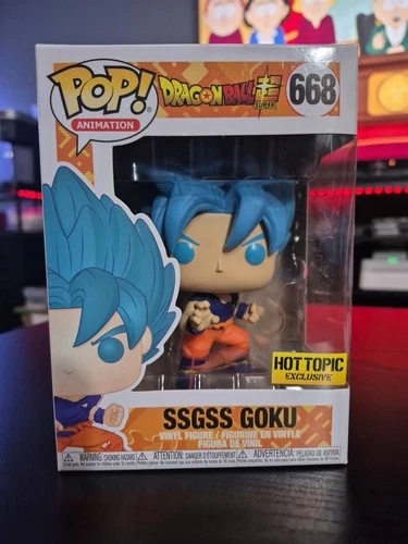 Funko Pop! Vinyl: Dragon Ball - SSGSS Goku - Hot Topic (Exclusive) #668