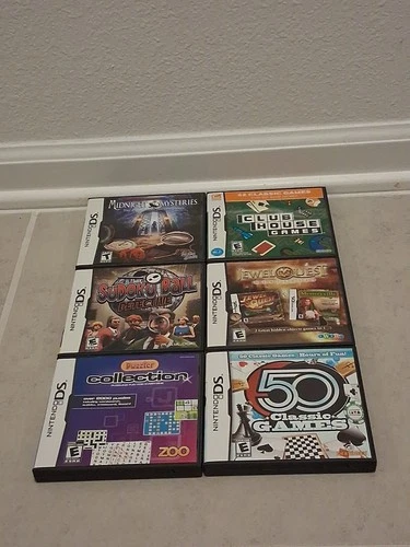 Nintendo DS Games, Lot Of 6 Manual Included