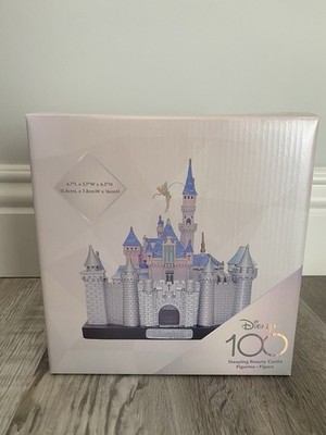 Castle Sleeping Beauty with Tinker Bell… 2023 Disney 100th Anniv Sleeping Beauty Castle Figurine with