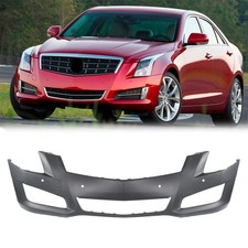 Primed Front Bumper Cover For 2013-2014 Cadillac Ats Wsenser Holes Plastic Primed Front Bumper Cover For 2013-2014 Cadillac Ats Wsenser Holes Plastic