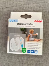 Reer Steckdosenschutz Baby Kleinkind 10 Stück neu zum Kleben Weiß automatisch