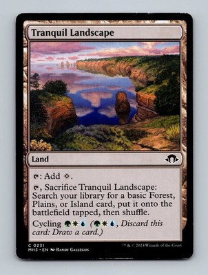 Tranquil Landscape Modern Horizons 3 Non-Foil MTG LP