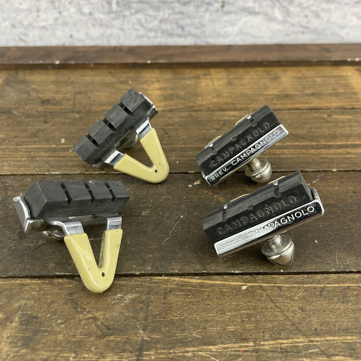 Vintage Campagnolo Record Brev Brake Pads Set of 4 Italy Classic