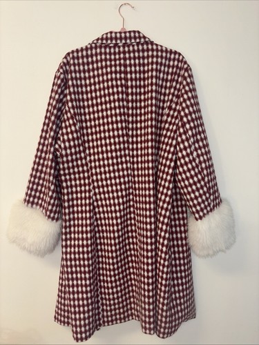 Nuevo con etiquetas Abrigo Chaqueta Bloomchic Para Mujer Talla Grande 2XL Boho Chic Rojo Indie Folk 22-24 - Imagen 10 de 10